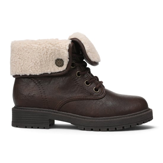 Blowfish Malibu dames winterlaarzen met veters van bruin kunstleer - Andy-Cozy - Image 1