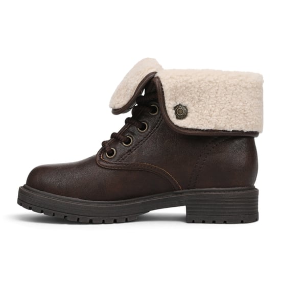 Blowfish Malibu dames winterlaarzen met veters van bruin kunstleer - Andy-Cozy - Image 3