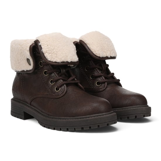Blowfish Malibu dames winterlaarzen met veters van bruin kunstleer - Andy-Cozy - Image 4
