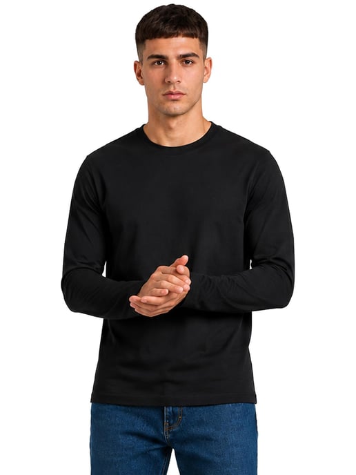 Kruze | Mens Long Sleeve T-Shirts 3 Pack - Image 2