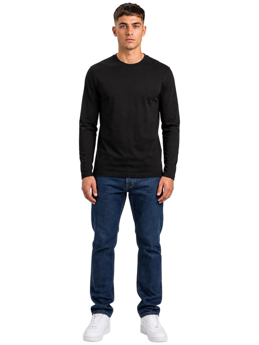 Kruze | Mens Long Sleeve T-Shirts 3 Pack - Image 3