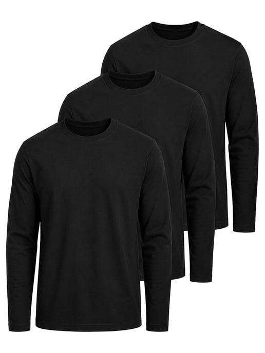 Kruze | T-shirts met lange mouwen voor heren – 3-pack - Image 1