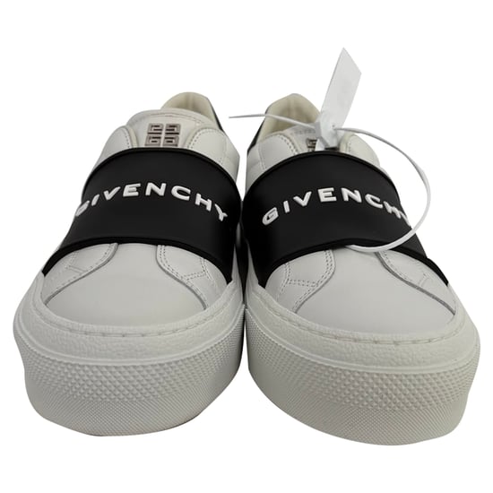 Givenchy City Court Slip-On Sneakers in White Leather - Image 2