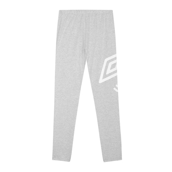 Umbro Leggings med logotyp för dam och dam (Grå marl/vit) - Image 2