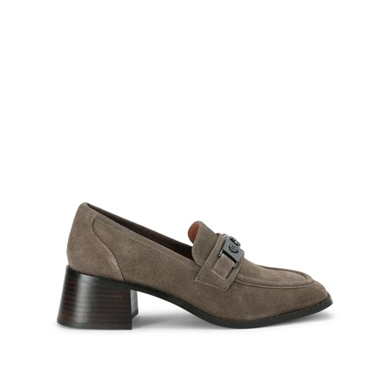 Kurt Geiger London Suede Kingsley Heel Loafer Loafers - Image 1