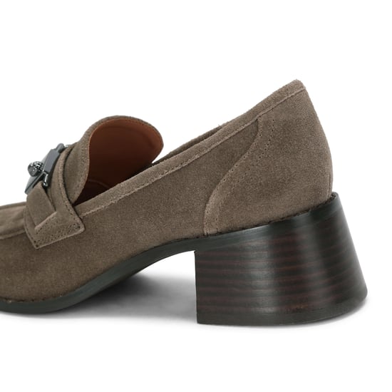 Kurt Geiger London Suede Kingsley Heel Loafer Loafers - Image 3