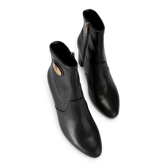Kurt Geiger London Leather Langley Plaque Ankle Boots - Image 2