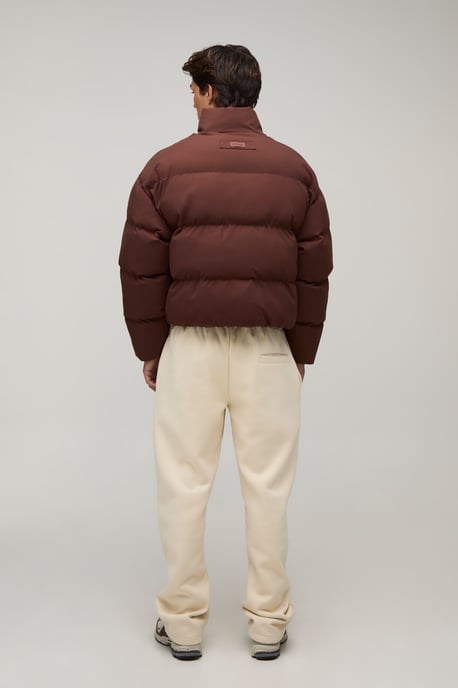 MAN Boxy Fit Essential Midweight Padded Funnel Neck Puffer Jacket - Image 2
