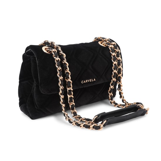 Carvela Velvet Rosa Chain Shoulder Bag - Image 2