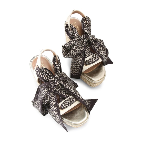 Carvela Sorrento Scarf Wedge Heels - Image 2
