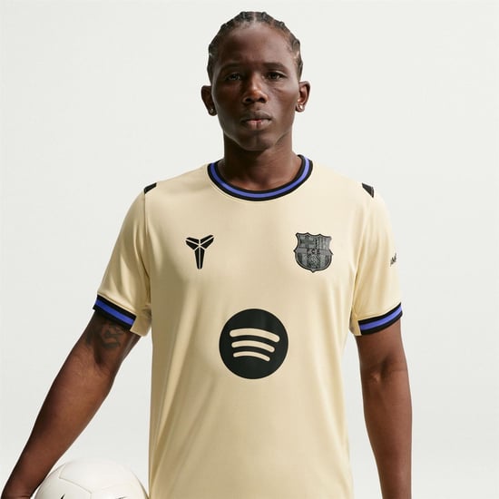 Men's Nike Away Shirt 2025 2026 Adults in Team Gold/Per - Image 1