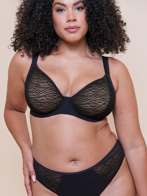 Smoothie Lace Moulded Balcony Bra - Image 3