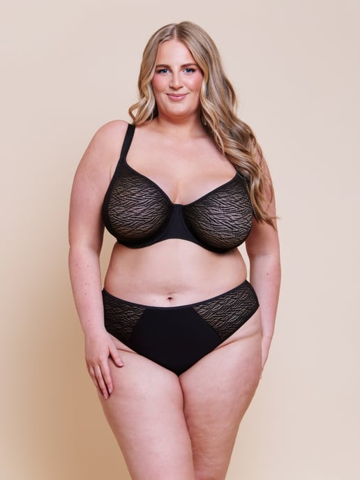 Smoothie Lace Moulded Balcony Bra - Image 4