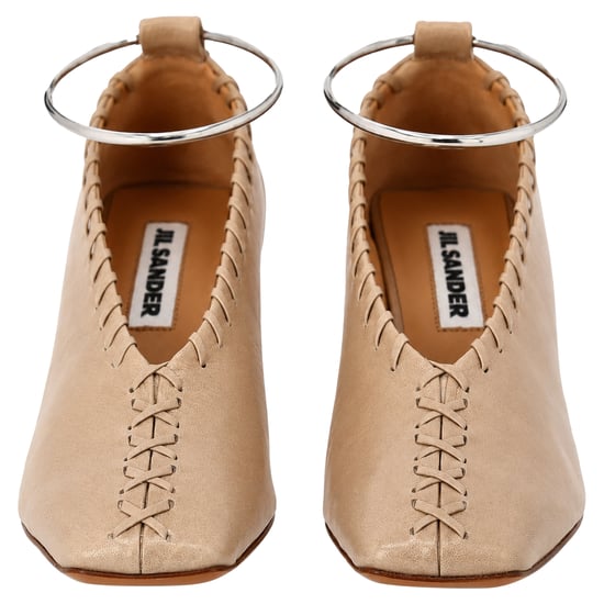 Jil Sander Ballerina's in Nude Leder - Image 4