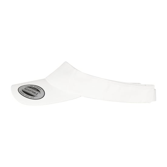 Flexfit Cap met gebogen top en vizier (Wit) - Image 3