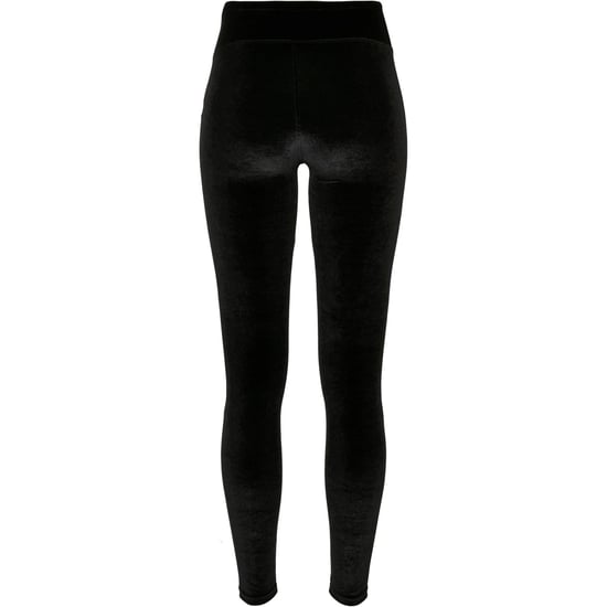 Urban Classics Dames/Dames Fluwelen Legging met Hoge Taille (Zwart) - Image 2