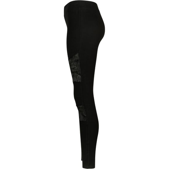 Urban Classics Dames/Dames Legging met Kanten Detail (Zwart) - Image 3