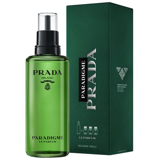 Prada Paradigme Le Parfum Refill 150ml - Long‑Lasting Men’s Fragrance with Ambery Woods and Leathery Vanilla - Image 2