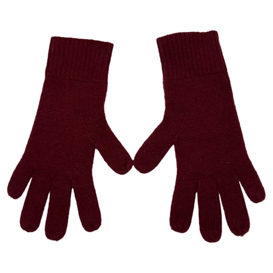 Burberry Gloves, Scarf and Beanie in Red Cashmere - Image 4