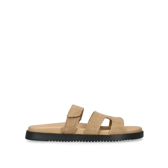 Suede Missile Taupe Sandals - Image 1