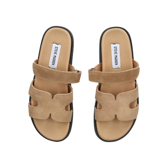 Suede Missile Taupe Sandals - Image 2