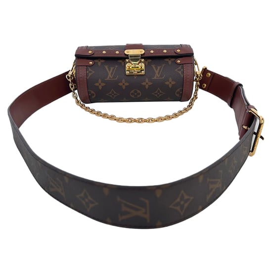 Louis Vuitton Papillon Trunk-väska i brun nylontyg - Image 1