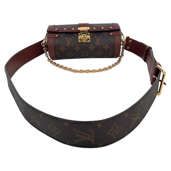 Louis Vuitton Papillon Trunk-väska i brun nylontyg - Image 2