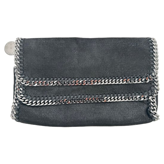 Stella McCartney Falabella Clutch-väska i svart shaggy deer - Image 1
