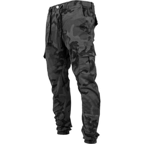 Urban Classics Heren Camo Cargo Joggingbroek (Grijze Camo) - Image 5