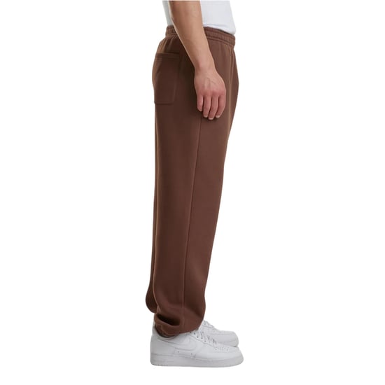 Urban Classics Effen heren Fluffy Joggingbroek (Chocoladebruin) - Image 3