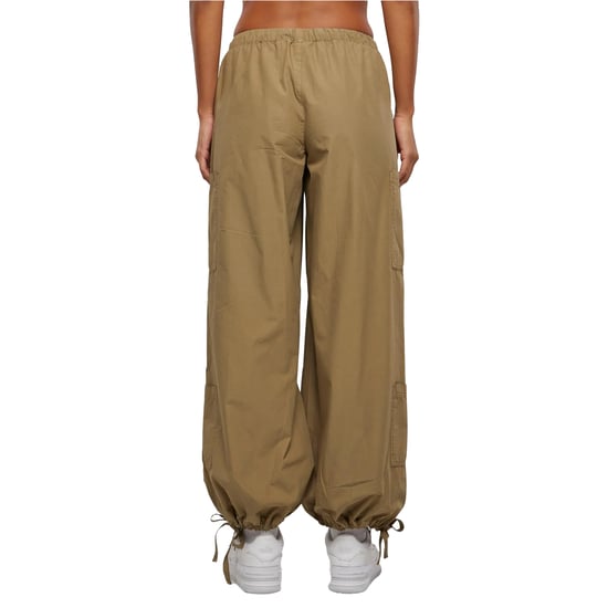 Urban Classics Dames/Dames Katoenen Parachute Cargo Broek (Khaki) - Image 2