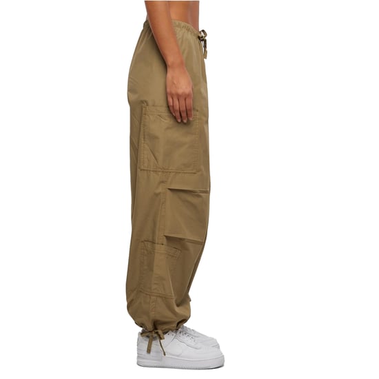 Urban Classics Dames/Dames Katoenen Parachute Cargo Broek (Khaki) - Image 4