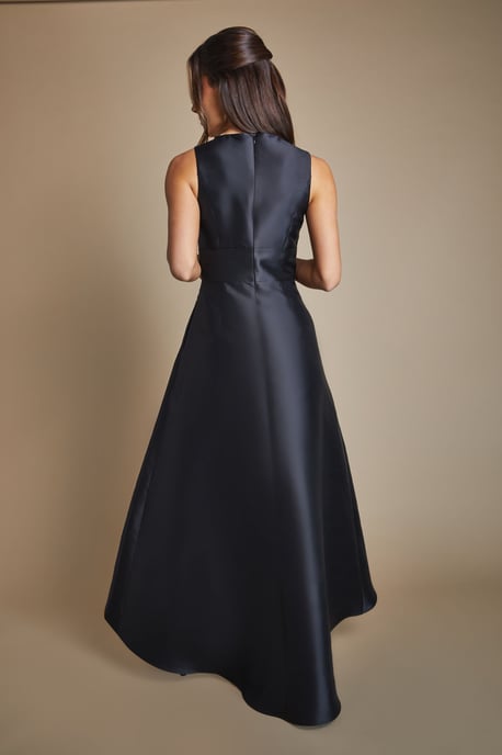 Coast Honoured Sleeveless Plunge Waterfall Twill Maxi Bridesmaid Dress - Image 3