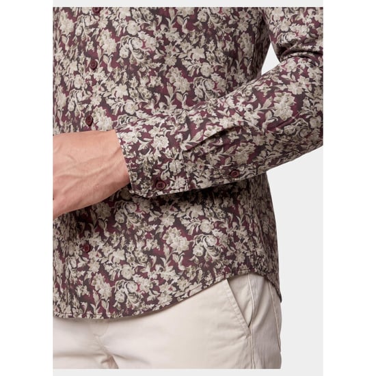 R2 Amsterdam Overhemd heren floral print on poplin 134.wsp.066/080 - Image 3