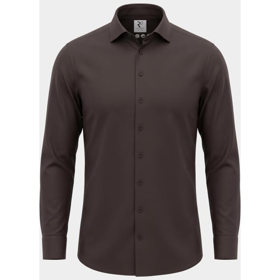 R2 Amsterdam Overhemd heren knitted dobby shirt 134.wsp.009/041 - Image 2