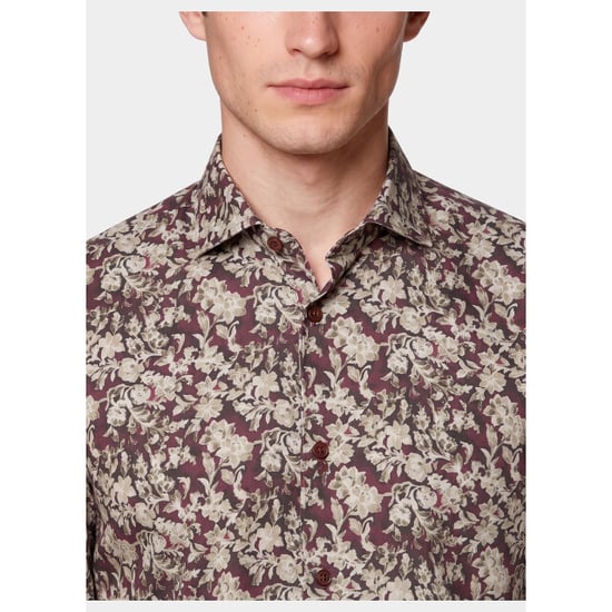 R2 Amsterdam Overhemd heren floral print on poplin 134.wsp.066/080 - Image 4