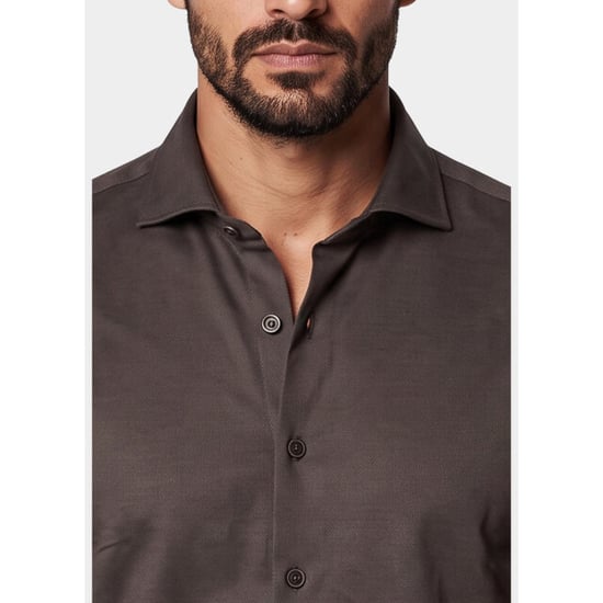 R2 Amsterdam Overhemd heren knitted dobby shirt 134.wsp.009/041 - Image 4