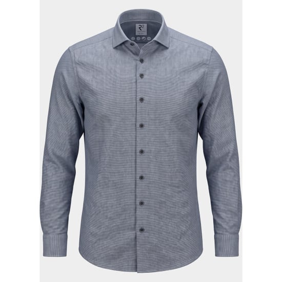 R2 Amsterdam Overhemd heren knitted polyester sorona shir 134.wsp.013/014 - Image 2
