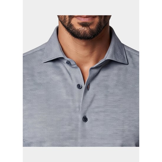 R2 Amsterdam Overhemd heren knitted polyester sorona shir 134.wsp.013/014 - Image 4