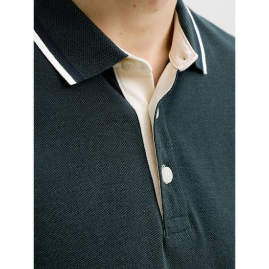 Jack & Jones Mens Polo Shirt Short Sleeve Casual Tee - Image 3
