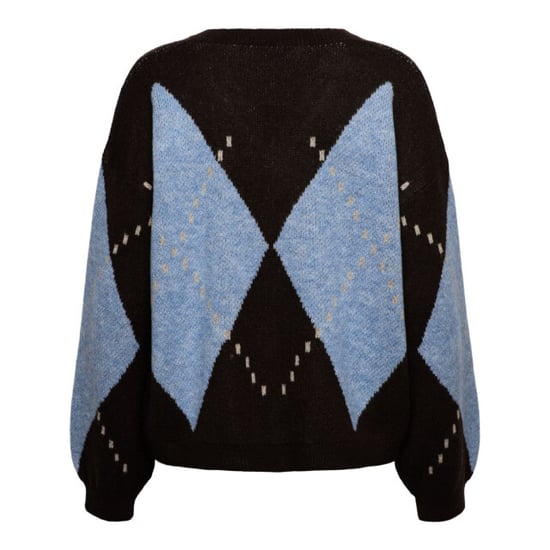 &Co Woman &co women trui berber dark chocolate multi - Image 3