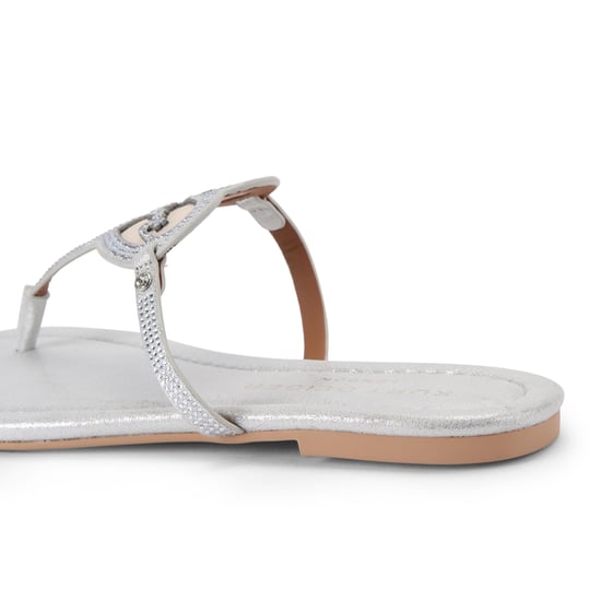 Kurt Geiger London Kurt Heart T Bar Flat Sandals - Image 3