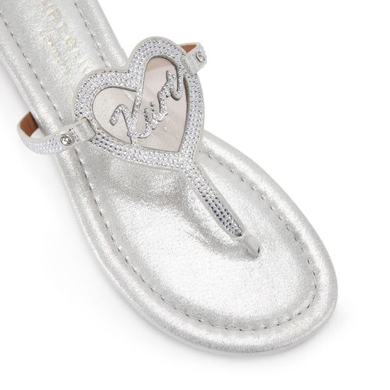 Kurt Geiger London Kurt Heart T Bar Flat Sandals - Image 4