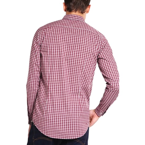 Tommy Hilfiger Mens Oxford Shirts Gingham Checked Regular Long Sleeve Cotton Top - Image 2