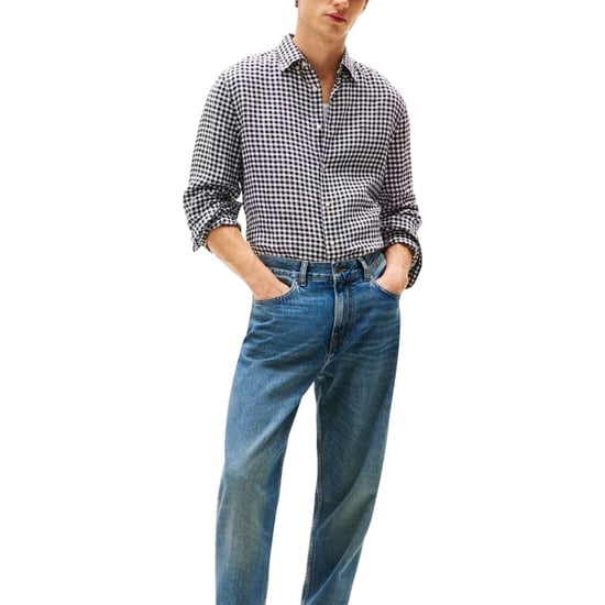 Tommy Hilfiger Mens Oxford Shirts Gingham Checked Regular Long Sleeve Cotton Top - Image 4