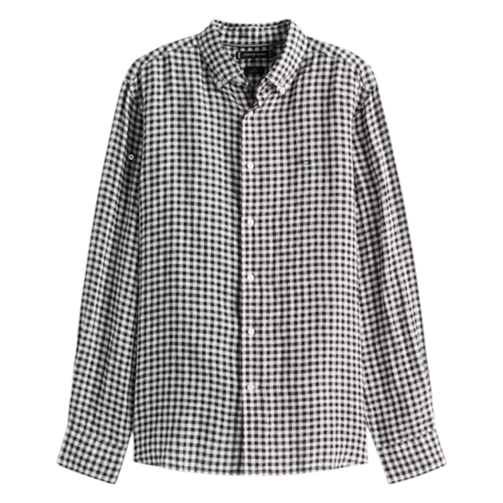 Tommy Hilfiger Mens Oxford Shirts Gingham Checked Regular Long Sleeve Cotton Top - Image 5