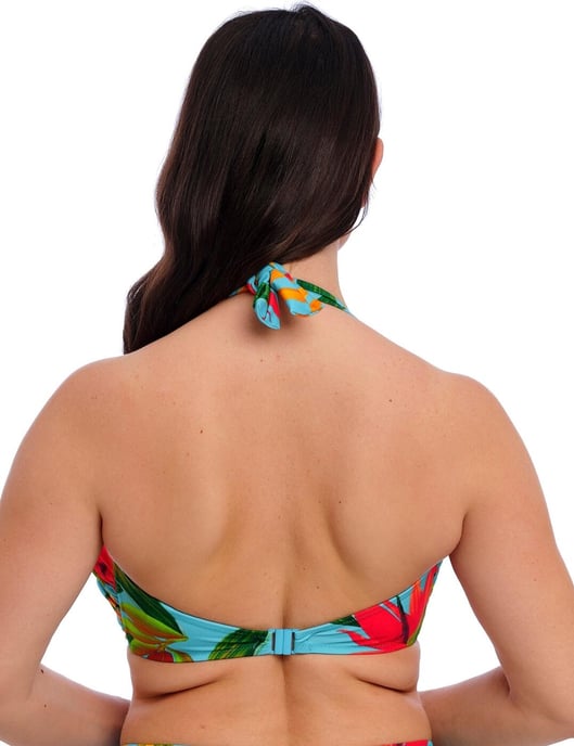 Fantasie Pichola Twist Bandeau Bikini Top - Aqua - Image 4