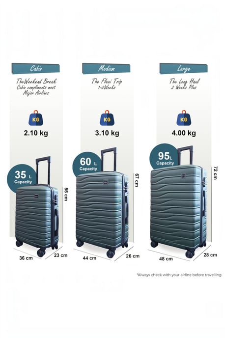 Hardshell groene 8-wielige bagagekoffer Tas Koffer - Voyage - Image 3