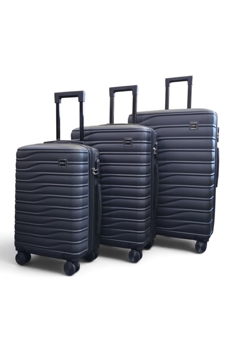 Hardshell Zwarte 8-wiel Bagagekoffer Tas Koffer - Reis - Image 5