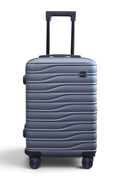 Hard Shell Grey Cabin 48 x 37 x 20 cm Luggage Suitcase - Voyage - Image 1